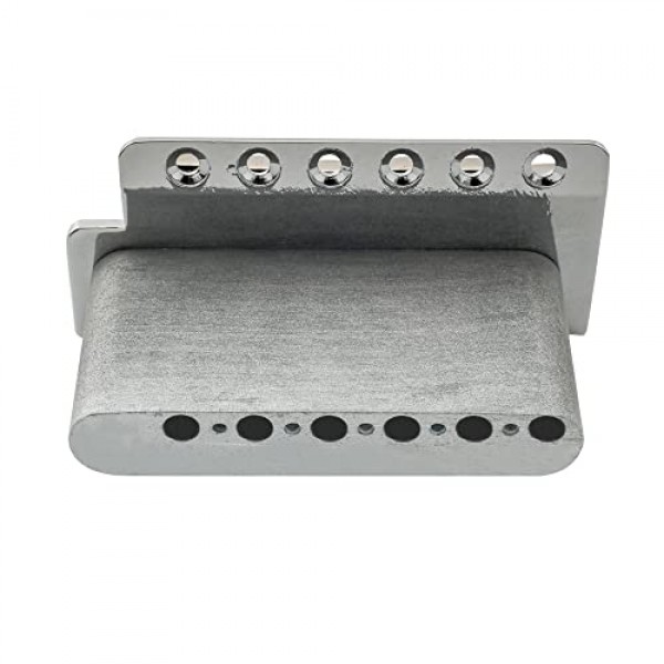 Wilkinson WOV03 54mm (2-1/8 인치) 빈티지 ST 기타 트레몰로 브릿지 펜더 스퀴어/멕시코/MIJ 스트랫 일렉트릭 기타 교체용 6스크류, 크롬