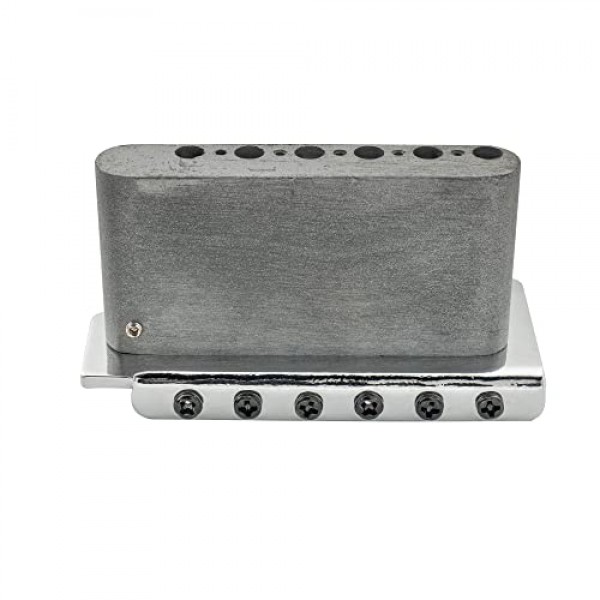 Wilkinson WOV03 54mm (2-1/8 인치) 빈티지 ST 기타 트레몰로 브릿지 펜더 스퀴어/멕시코/MIJ 스트랫 일렉트릭 기타 교체용 6스크류, 크롬