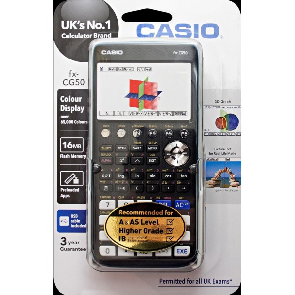 CASIO FX-CG50 그래픽 계산기 그래프 케이스 + FX-CG50 그래픽 계산기