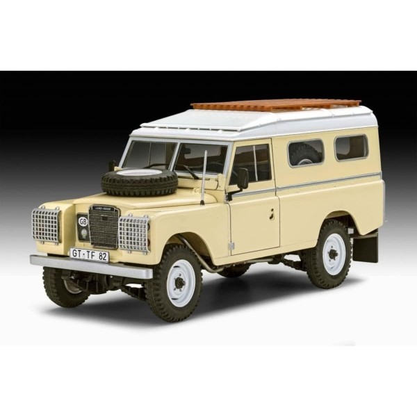 Revell 모델 키트 I Land Rover Series III LWB 109 I 상세 레벨 3 차량 키트 I 174 부품 I Scale 1:24 I 10세 이상의 어린이 및 성인용