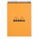 Rhodia Wirebound 메모장, A5, 줄지어 - 주황색