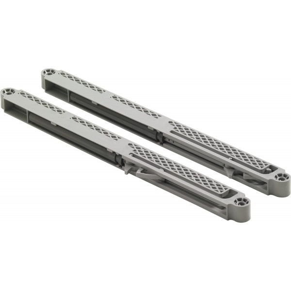 HETTICH 9079731 Slide Top Line 슬라이딩 도어 댐퍼(슬라이딩 도어 부품) 사일런트 시스템 내하중 20kg 플라스틱 회색, 은색
