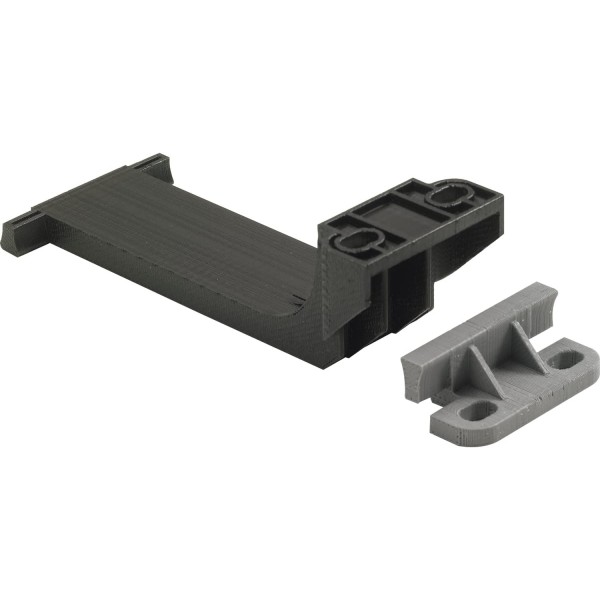 HETTICH 9079731 Slide Top Line 슬라이딩 도어 댐퍼(슬라이딩 도어 부품) 사일런트 시스템 내하중 20kg 플라스틱 회색, 은색