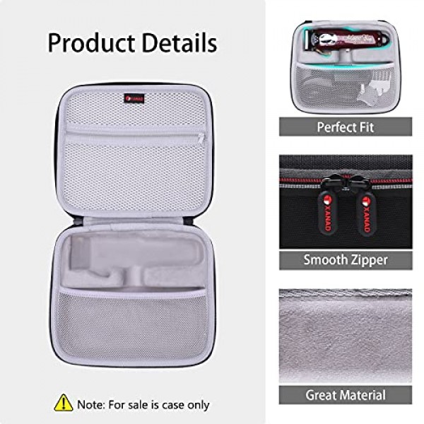 Wahl Professional 5성 무선 매직 클립 #8148 클리퍼스용 XANAD 케이스 - 휴대용 정리함 보관 가방