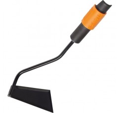 Fiskars QuikFit Hoe 3 functions, Tool Head, 폭: 13 cm, 스틸, 블랙/오렌지, 1000682