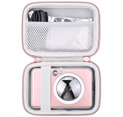 co2CREA 하드 케이스 교체용 Canon Ivy 2 모바일 미니 아이비 CLIQ CLIQ+ CLIQ 2 CLIQ+ 2 인스턴트 카메라 프린터 무선 블루투스 포토 프린터, 로즈 골드 케이스