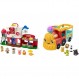 Fisher-Price HHX34 - Little People Farm - 스마트 스테이지 및 HHH23이 포함된 대화형 플레이 세트 - Little People Big ABC Animal Friends Train - 독일어 버전 푸시 뮤지컬 토이