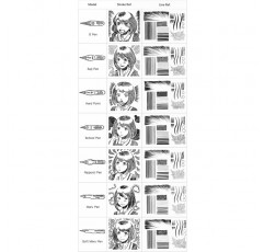Nikko Manga Pen Feather G-Pen - 5개 팩