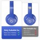 Yizhet 교체용 이어패드 1쌍은 Beats Solo 2 Solo 3 무선 블루투스 헤드폰과 프리미엄 메모리 폼 및 단백질 가죽(파란색) 솔로-블루와 호환됩니다.