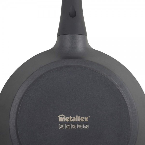 Metaltex 3105220000 XPERT 주조 알루미늄 팬 알루미늄 블랙 22 cm 블랙