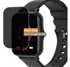 Vaxson 프라이버시 화면 보호기, Findtime Y20 PRO Smartwatch 스마트 워치와 호환, 안티 스파이 가드 필름 프로텍터 스티커[강화 유리 아님]