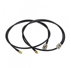 UHF SO-239 암 커넥터 어댑터에 2pcs SMA 암, Wouxun, Baofeng, Quashing, Linton 용 36inch/91cm/3ft 휴대용 안테나 케이블