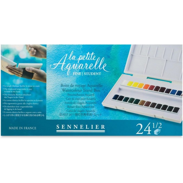 Sennelier La Petite Aquarelle 24 하프 팬