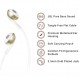 마이크가 있는 JBL JBLT205CGD 헤드폰, 샴페인 골드