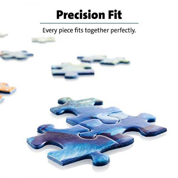 Ravensburger Space 어린이를 위한 100피스 직소 퍼즐 - 모든 조각은 독특하고 조각이 완벽하게 맞습니다. 파란색