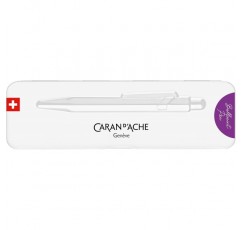 Caran d'Ache Ballpoint Pen 849 Colormat-x in Purple 케이스 포함 0849.605 1 품목 (1팩)