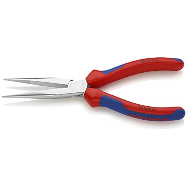 KNIPEX - 38 15 200 도구 - 커터가 없는 긴 노즈 플라이어, 다중 구성품(3815200)