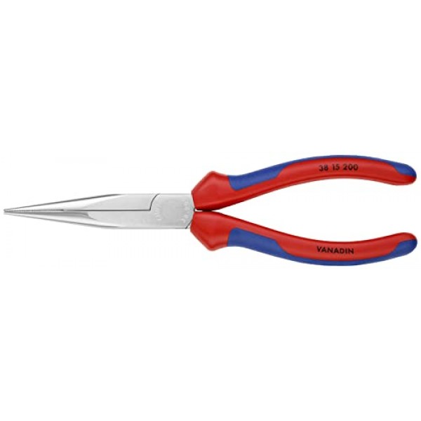 KNIPEX - 38 15 200 도구 - 커터가 없는 긴 노즈 플라이어, 다중 구성품(3815200)