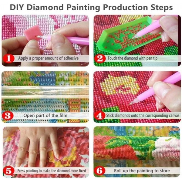 Nicole Knupfer DIY 다이아몬드 페인팅 키트, 백조 풍경 5D 다이아몬드 페인팅 드로잉 전체 드릴 라인 석 자수 공예 장식 (120x50cm)