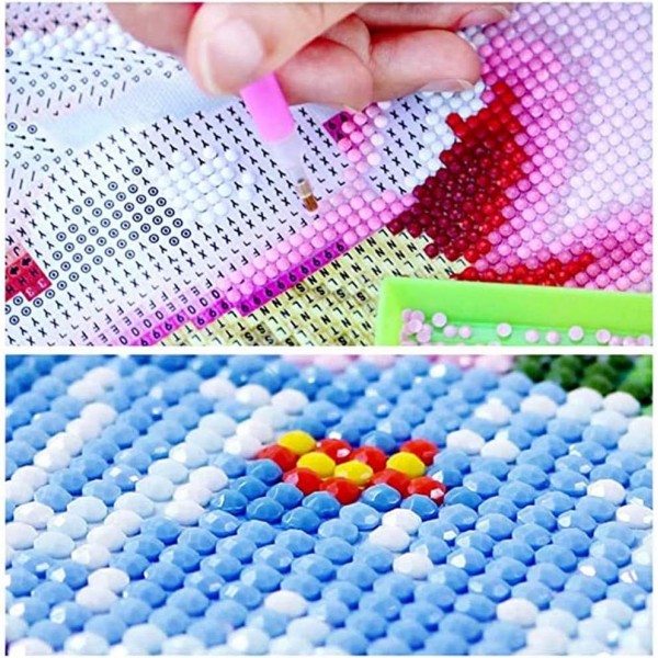 Nicole Knupfer DIY 다이아몬드 페인팅 키트, 백조 풍경 5D 다이아몬드 페인팅 드로잉 전체 드릴 라인 석 자수 공예 장식 (120x50cm)