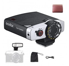 GODOX Lux 주니어 스피드라이트 레트로 카메라 플래시, GN12, 6000K CCT A/M 플래시 모드, 28mm 초점 거리 Canon,Nikon,Sony,Fujufilm 디지털 필름 카메라와 호환 가능