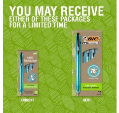 BIC ReVolution Ocean 접이식 볼펜, 블랙