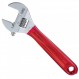 Klein Tools D507-6 조절식 렌치, 고광택 크롬 마감 처리된 추가 용량 조 단조 드라이브 렌치, 6-1/2인치