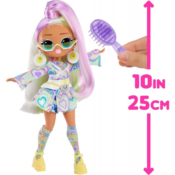 LOL Surprise OMG Sunshine Makeover Fashion Doll - SUNRISE - 태양의 UV 색상 변화, 다양한 서프라이즈, 멋진 액세서리 - 4세 이상 어린이를 위한 훌륭한 선물 싱글