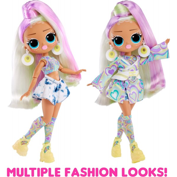 LOL Surprise OMG Sunshine Makeover Fashion Doll - SUNRISE - 태양의 UV 색상 변화, 다양한 서프라이즈, 멋진 액세서리 - 4세 이상 어린이를 위한 훌륭한 선물 싱글