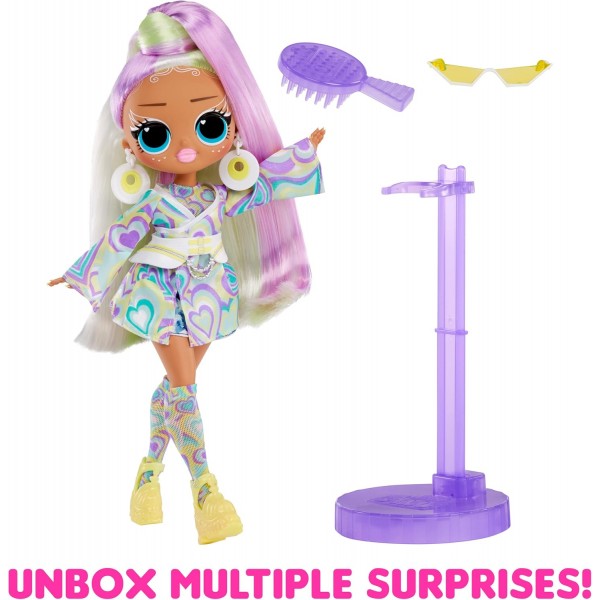 LOL Surprise OMG Sunshine Makeover Fashion Doll - SUNRISE - 태양의 UV 색상 변화, 다양한 서프라이즈, 멋진 액세서리 - 4세 이상 어린이를 위한 훌륭한 선물 싱글