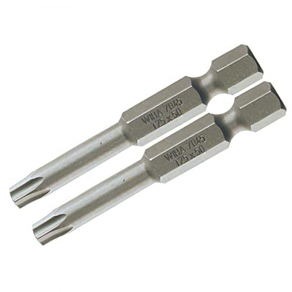 Wiha Torx 파워 비트 T6 x 50mm(2비트 팩)