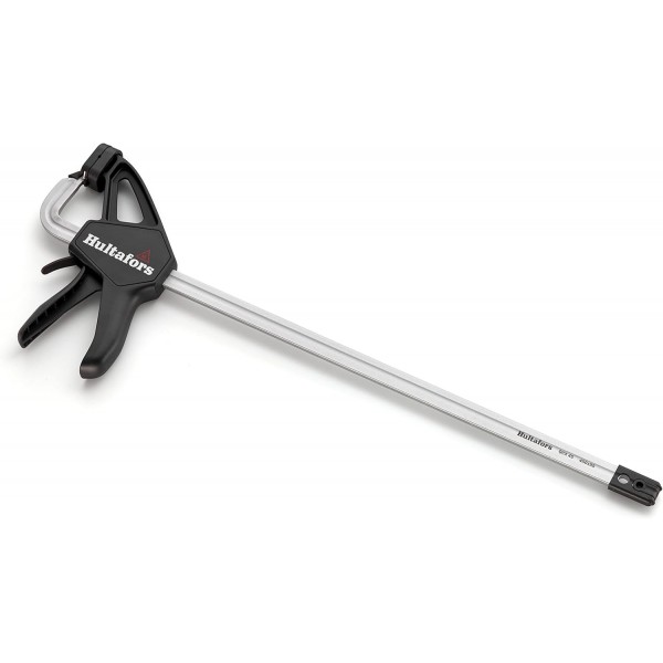 Hultafors 퀵 릴리스 클램프 QCX 15(스팬 150mm, 퀵 릴리스, 닫는 힘 최대 120kg, 강화 막대, 캐터필라 고무 패드가 있는 압력판) 483239