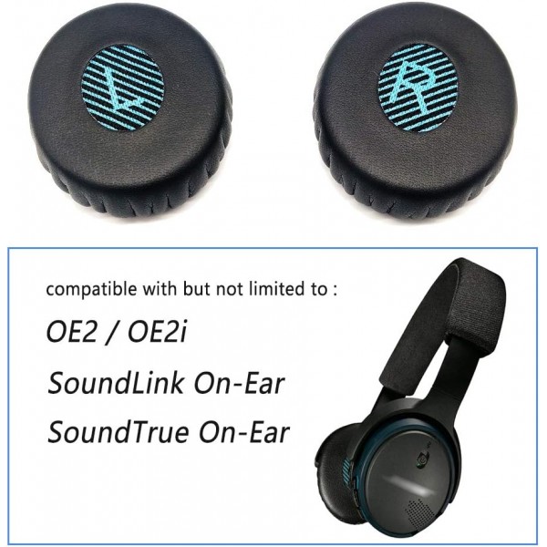 -Bose SoundLink On-Ear(OE), On-Ear 2(OE2), OE2i 및 SoundTrue On-Ear(OE) 헤드폰과 호환되는 폼 이어 패드