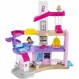 Fisher-Price HJN55 - Little People Barbie little-big dream villa, 2개의 피규어와 액세서리가 포함된 대화형 플레이 세트, 18개월 이상의 어린이를 위한 다양한 소리와 다양한 색상의 