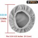 Geekira Stretchable Fabric 헤드폰 이어 패드 커버/세척 가능한 위생 이어컵 프로텍터, 3.14 - 5.11(8cm-13cm 이어 패드) 오버 이어 헤드셋 이어 쿠션/체육관, 스포츠에 적합(회색 2
