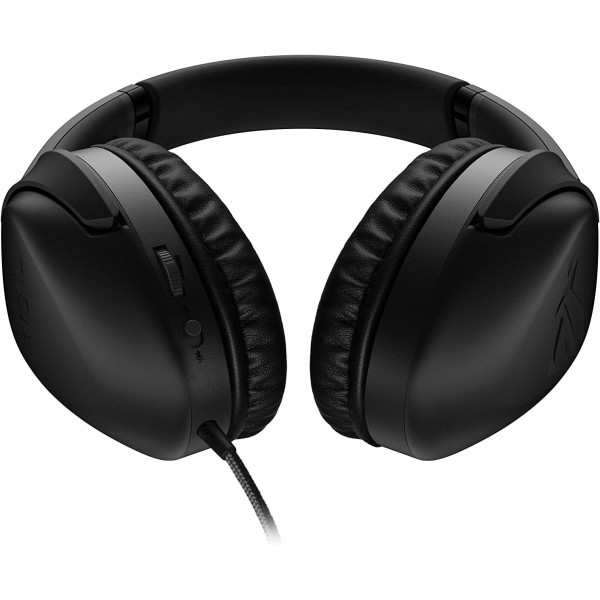 ASUS ROG Strix Go 게이밍 헤드셋(USB-C, AI 노이즈 캔슬링 마이크, 경량, PC, Mac, Nintendo Switch, 휴대폰 및 PS5와 호환 가능) ROG STRIX Go Black 헤드셋