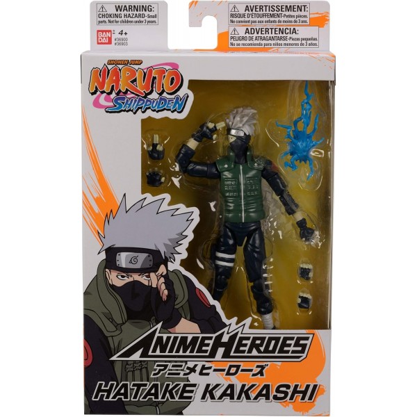 반다이 36903 Anime Heroes-Naruto 15cm Hatake Kakashi-Action Figures
