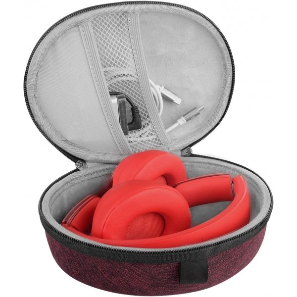 Beats Solo Pro Wireless, SoloPro, Beats Studio 3 Wireless용 Geekria 휴대용 케이스 헤드폰, 하드 휴대용 케이스, 보호용 헤드셋 케이스