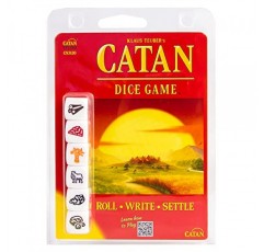 CATAN 주사위 게임 - 7세 이상, 1~4인용 문명 건설 전략 주사위 굴리기 게임, 플레이 시간 15~30분