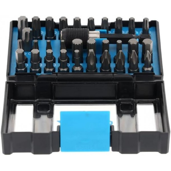 GEDORE Bit-Box Industry, 32피스, 비트 홀더 및 드라이버 인서트가 포함된 비트 세트, 1/4, 6.3 mm, Professional, 666-032-J