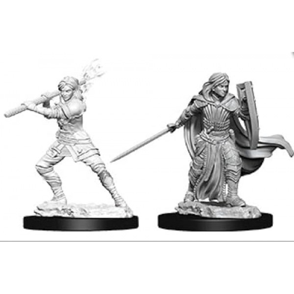 D&D Nolzurs 놀라운 도색되지 않은 미니어처: 웨이브 8: 인간 여성 성직자