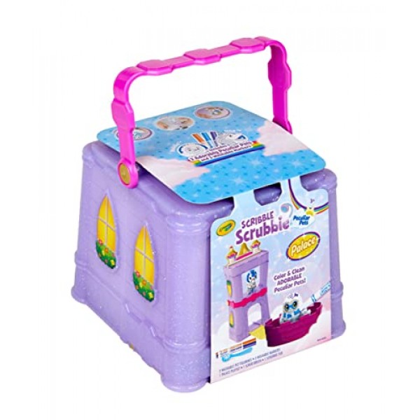 Crayola Scribble Scrubbie Peculiar Pets, Palace Playset, 멀티