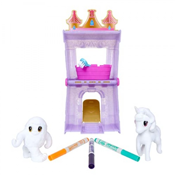 Crayola Scribble Scrubbie Peculiar Pets, Palace Playset, 멀티