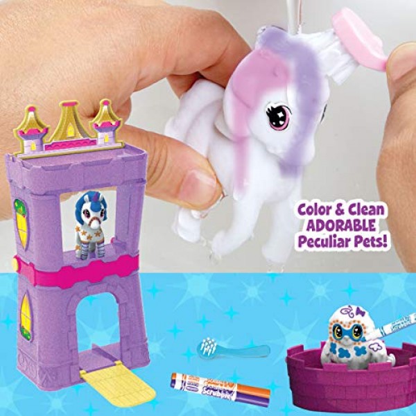 Crayola Scribble Scrubbie Peculiar Pets, Palace Playset, 멀티