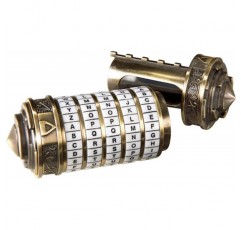 Noble Collection The Da Vinci Code Da Vinci Code - 작은 크립텍스 - 댄 브라운 - 미니 금고