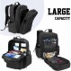 Damero Tactical Medical Backpack Empty, Outdoor Tactical Bundeswehr Backpack Assault Survival Tactical Backpack, 블랙