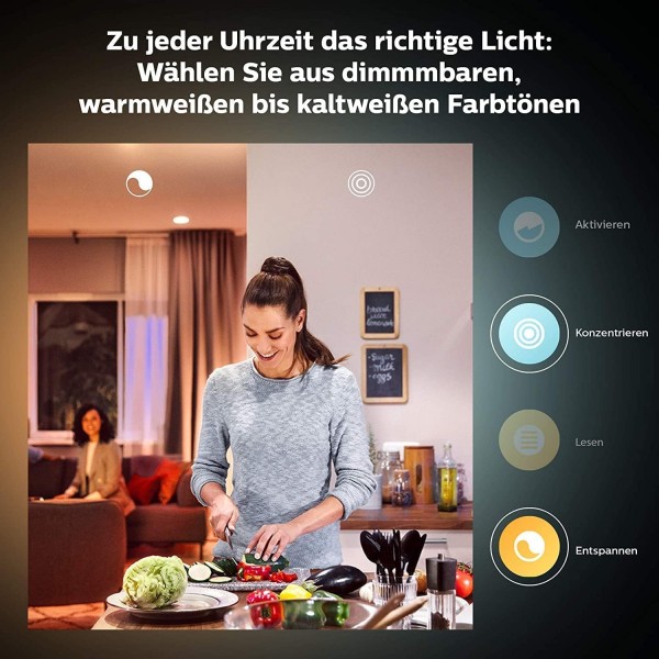 Philips Hue White & Color Ambiance E14 램프 더블 팩 2x320lm, 밝기 조절 가능, 최대 1,600만 가지 색상, 앱을 통해 제어 가능, Amazon Alexa(Echo, Echo Dot)와 호환 가능