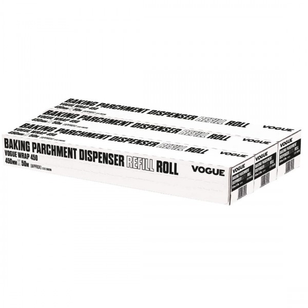 Vogue Wrap450 디스펜서용 베이킹 양피지 리필(팩 3)