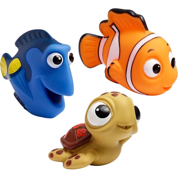 TOMY The First Years 디즈니/픽사 목욕 물총 장난감, 니모를 찾아서, 3개