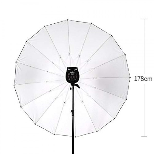 Godox 70 인치 178cm 블랙 화이트 반사 우산 스튜디오 사진 우산 대형 디퓨저 커버 (70 인치 블랙 화이트 (1PCS)